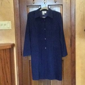 Dress with matching top coat